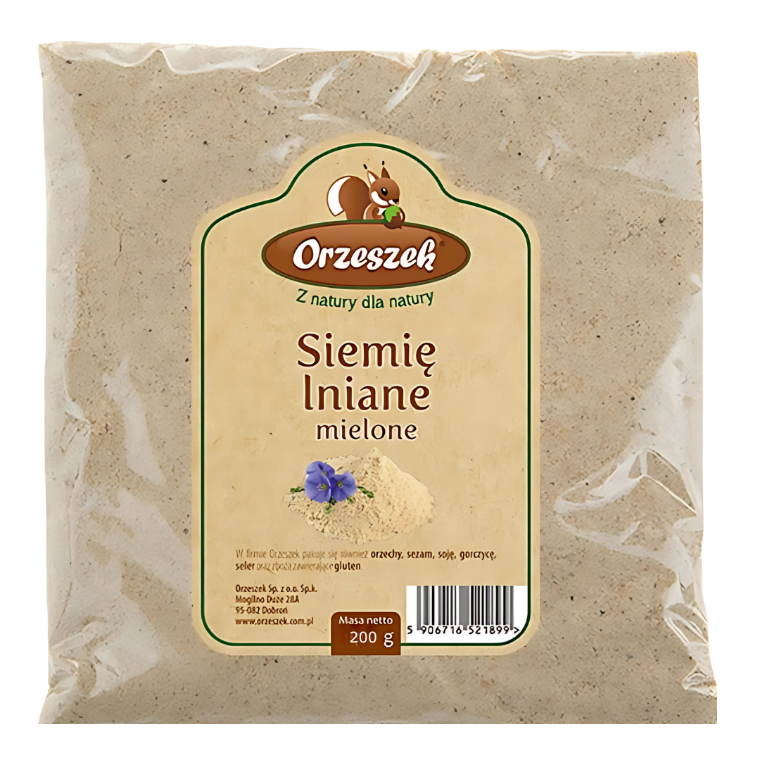 Siemię lniane - mielone Orzeszek 200g