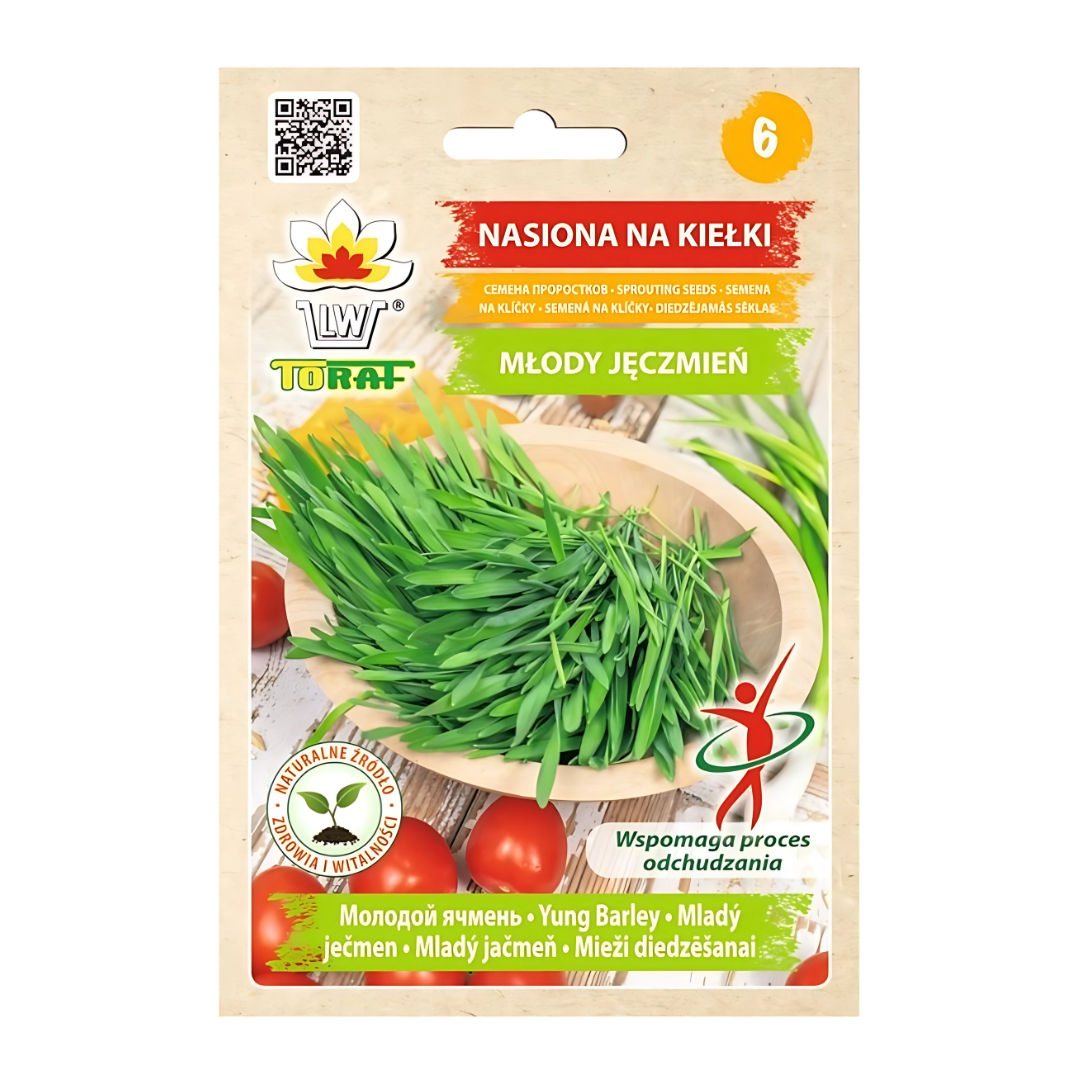 Nasiona na kiełki młody jęczmień 30 g Toraf