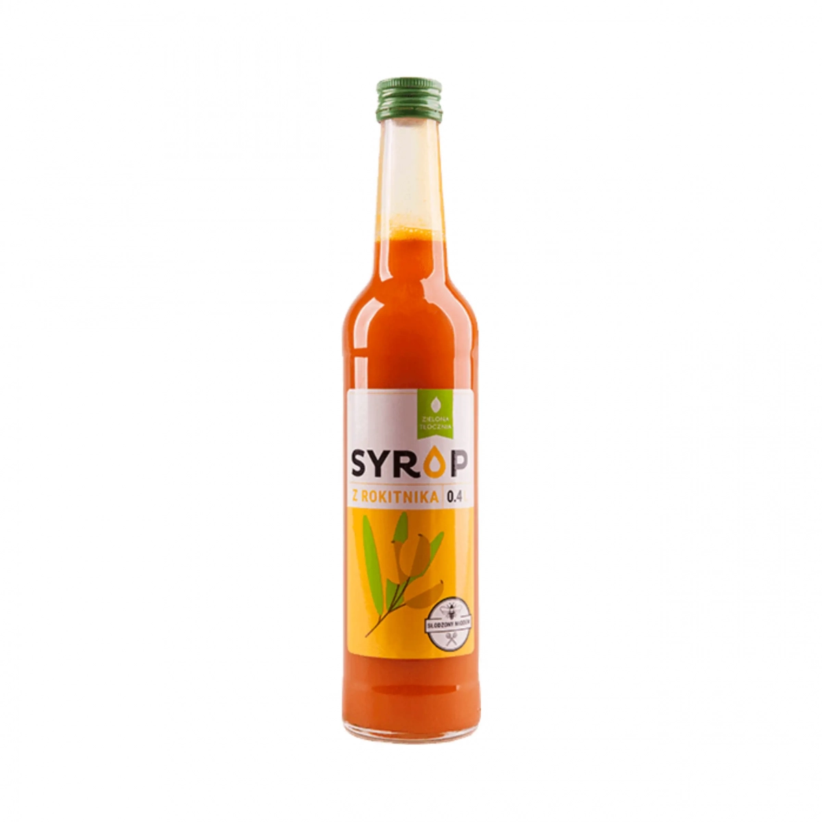 Syrop z rokitnika słodzony miodem 400 ml Zielona Tłocznia