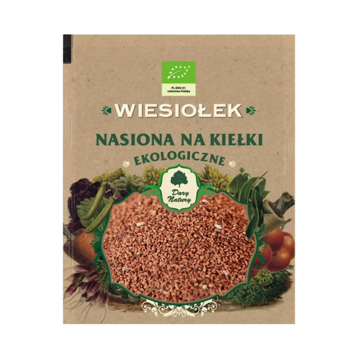 Nasiona na kiełki WIESIOŁEK EKO 30g Dary Natury