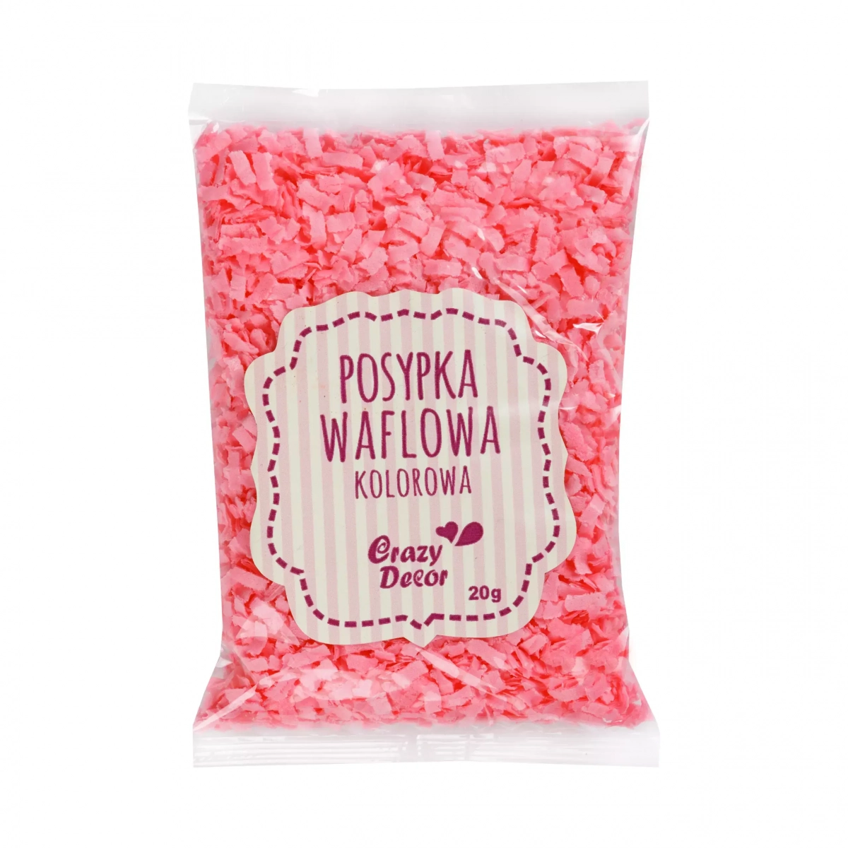 Posypka waflowa mix kolorów 20g Orzeszek