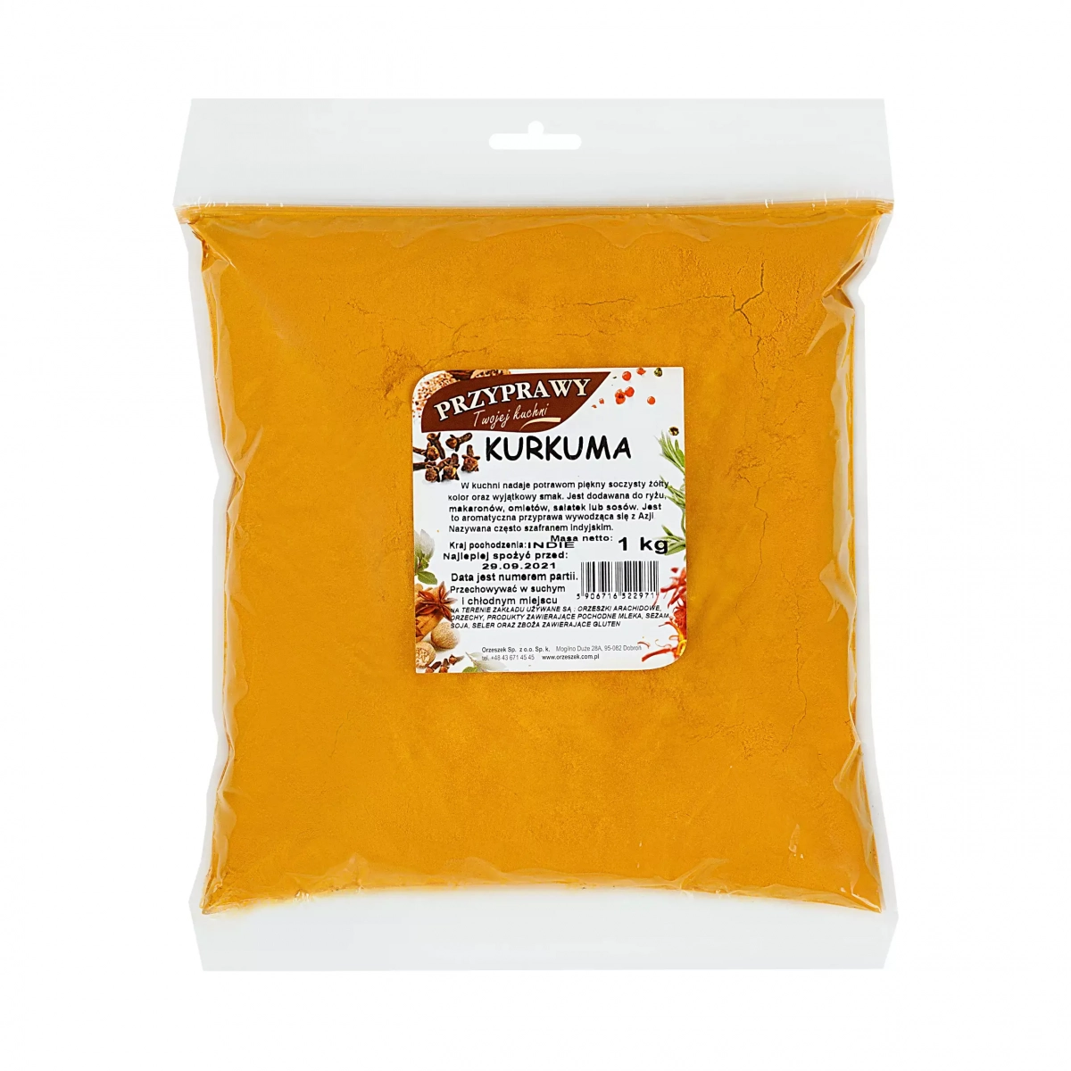 Kurkuma Przyprawy Twojej kuchni - 40 g