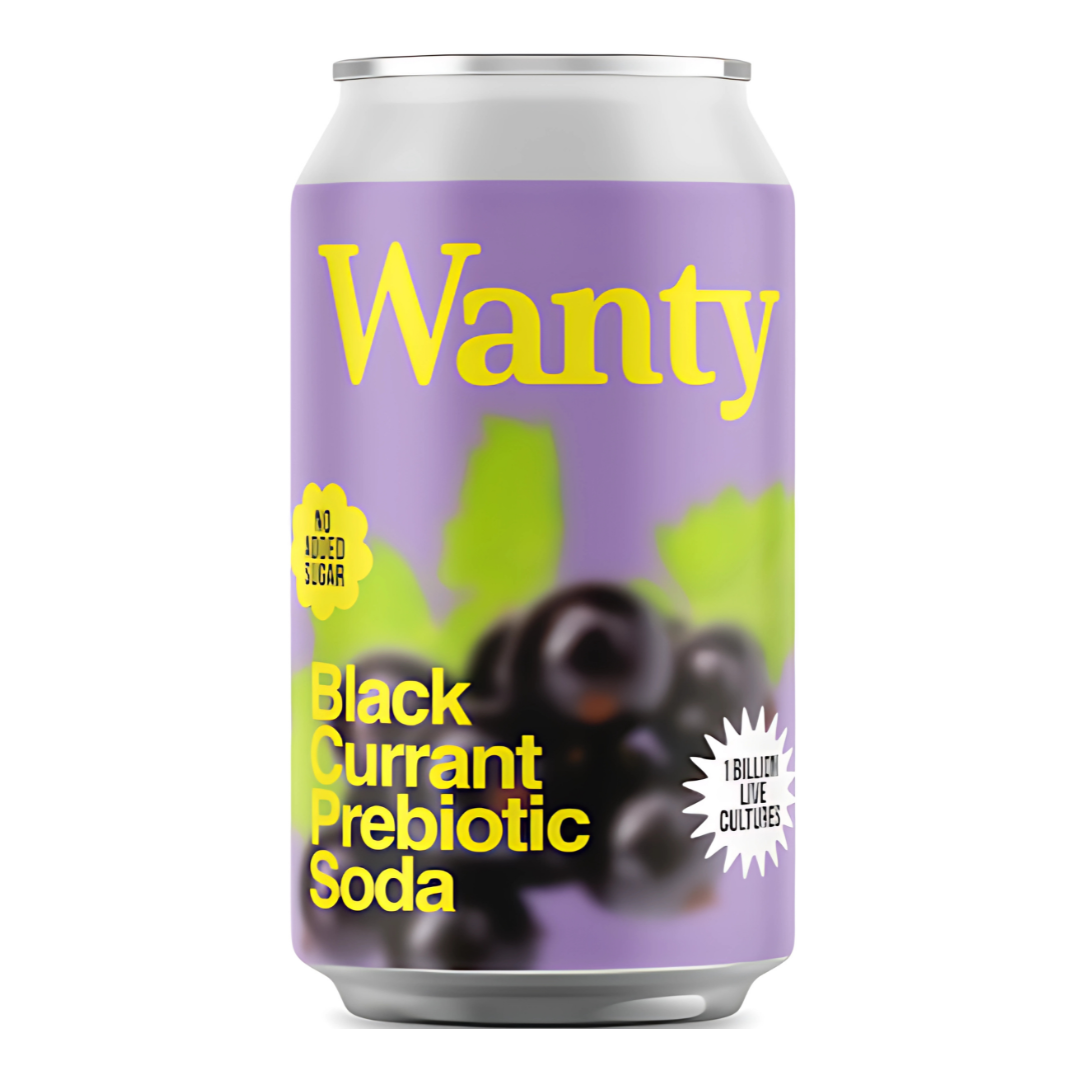Woda o smaku czarnej porzeczki z prebiotykiem Wanty 0,33l Napój Forever Young FYK