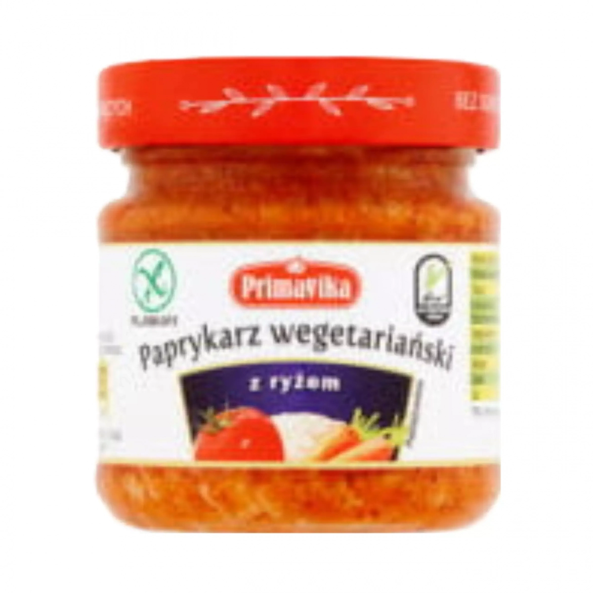 Paprykarz wegetariański z ryżem 160 g Primavika