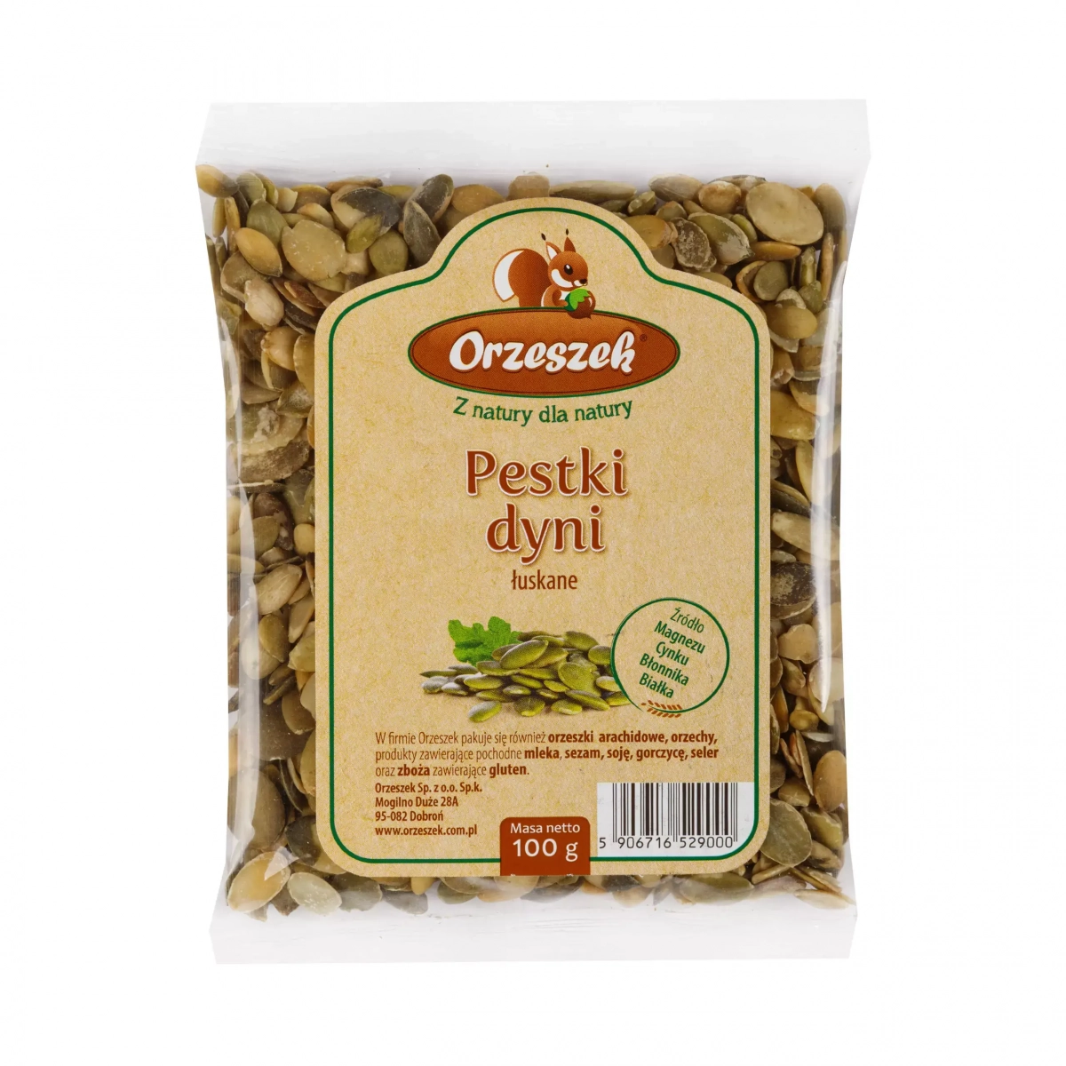 Pestki dyni łuskane Orzeszek - 100 g