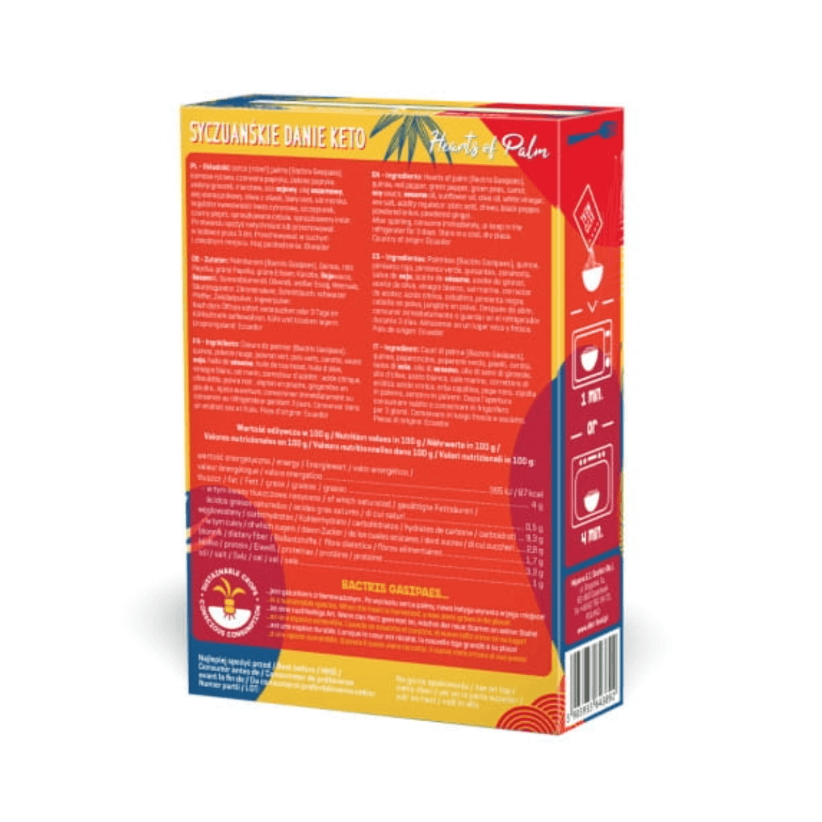 Keto Posiłek z Serc Palmy - danie syczuańskie 255 g Diet Food