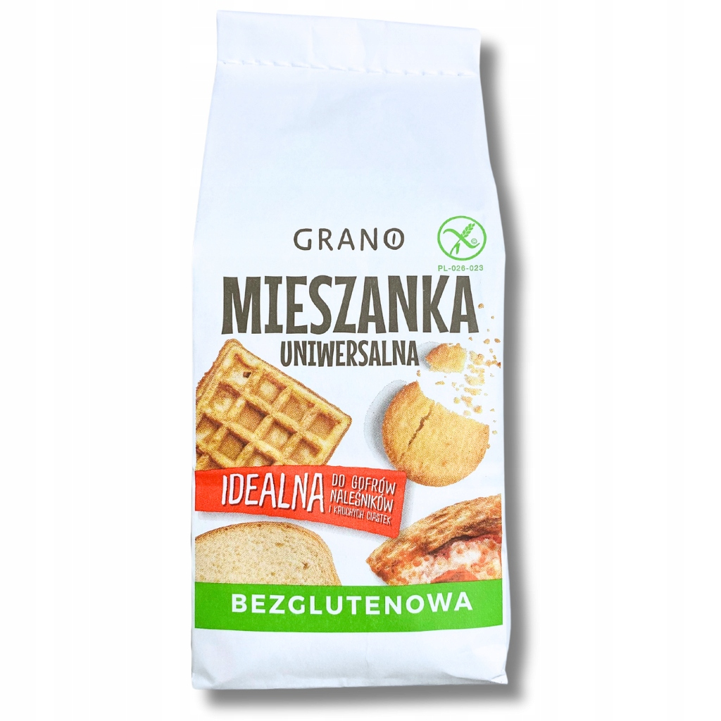 Bezglutenowa mieszanka uniwersalna 1kg Grano