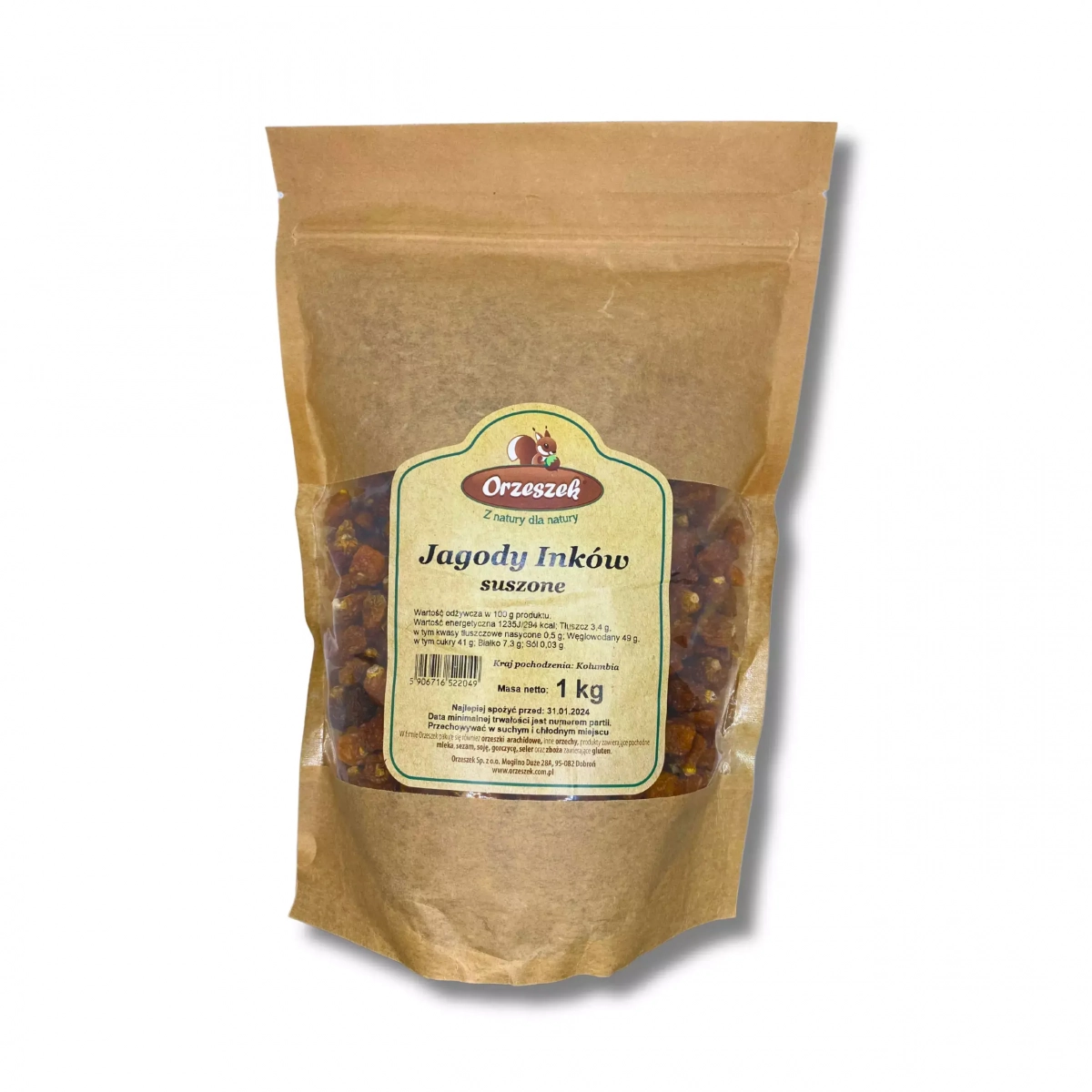 Złote jagody Inków Orzeszek NATURA - 125 g