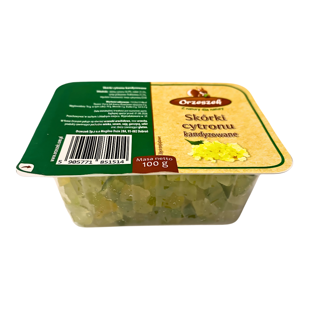 Skórki cytronu kandyzowane Orzeszek 100g