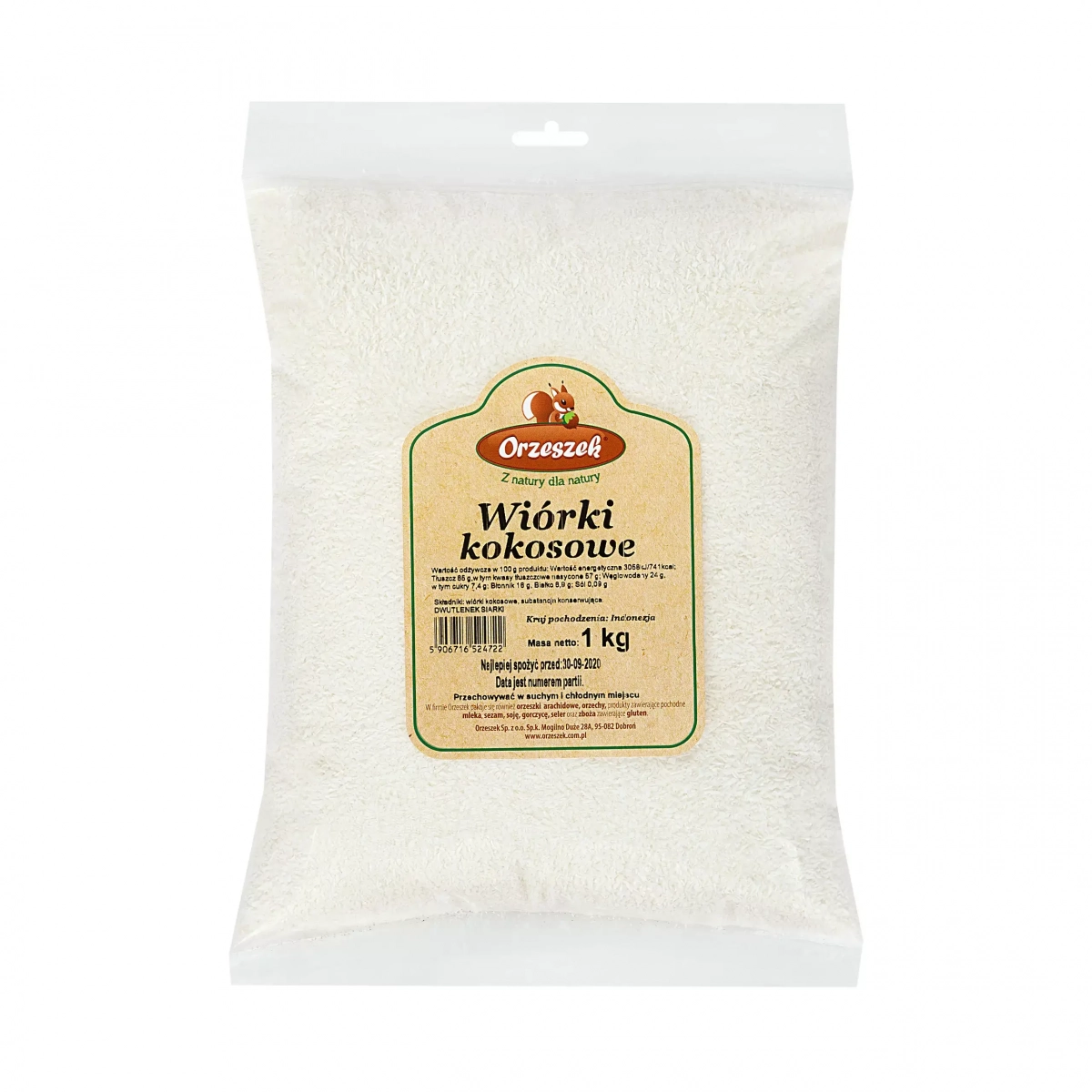 Wiórki kokosowe Orzeszek - 400 g