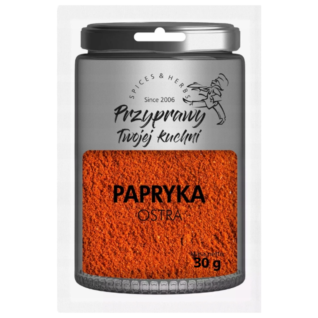 Papryka ostra mielona Przyprawy Twojej kuchni - 30 g