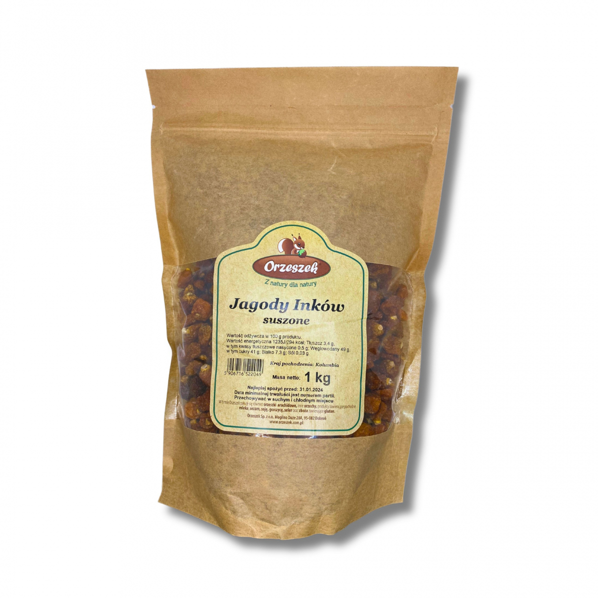 Złote jagody Inków Orzeszek NATURA - 1 kg