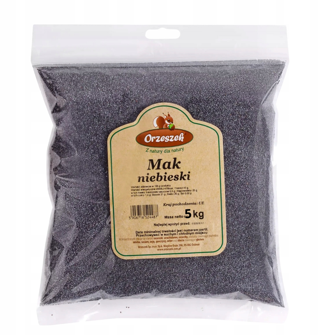 Mak niebieski Orzeszek - 5 kg