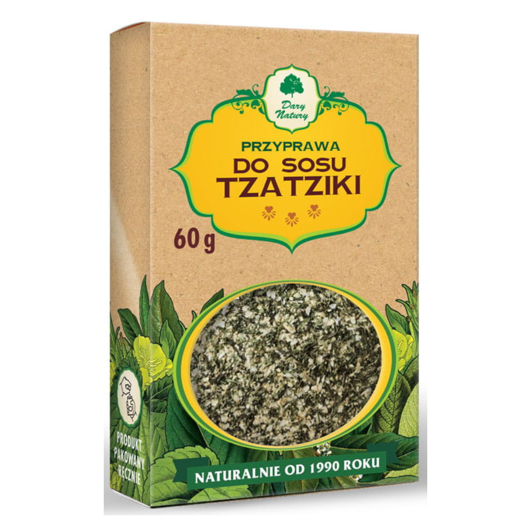 Przyprawa do sosu Tzatziki 60g Dary Natury