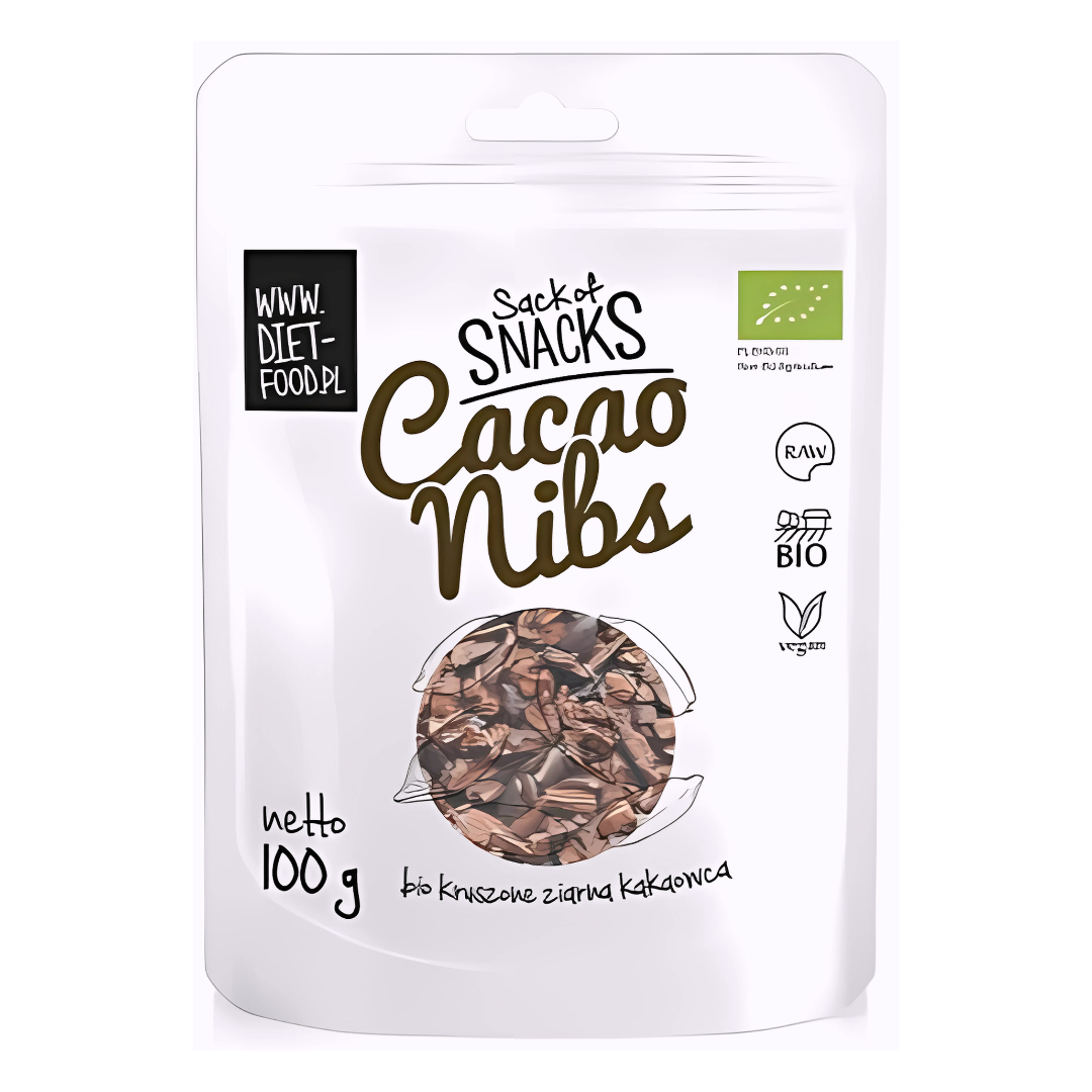 Bio Kruszone Ziarno Kakao 100g Diet Food