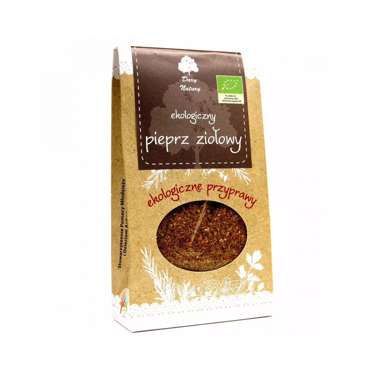 Ekologiczny pieprz ziołowy 60 g Dary Natury