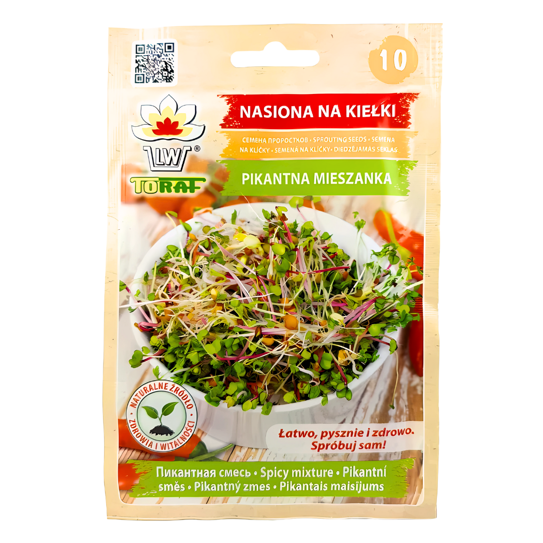 Nasiona na kiełki - pikantna mieszanka 20 g Toraf