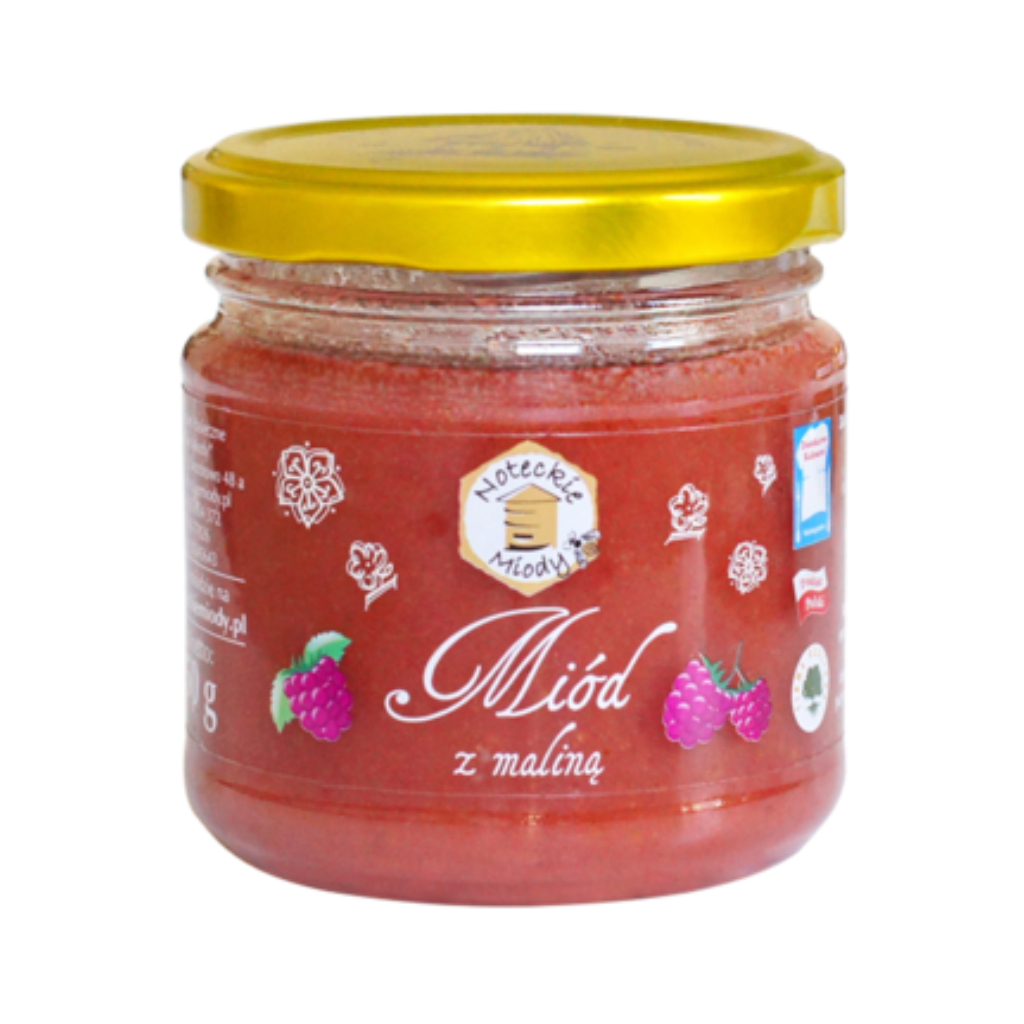 Miód z maliną Noteckie Miody - 250 g