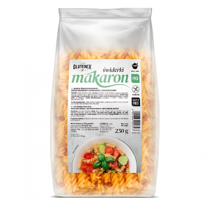 Makaron świderki niskobiałkowy bezglutenowy 250g Glutenex