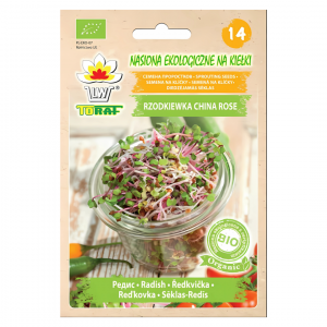 Kiełki - Rzodkiewka China Rose BIO Toraf - 100 g