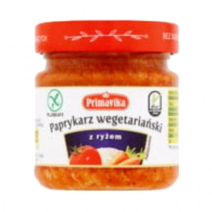 Paprykarz wegetariański z ryżem 160 g Primavika