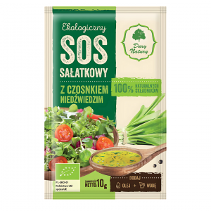 Ekologiczny sos sałatkowy z czosnkiem niedźwiedzim 10 g Dary Natury