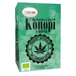 Herbatka z liści konopi z miętą 16g Mir-lek