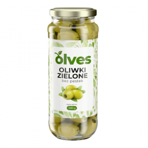 Oliwki zielone bez pestek w słoiku 160g Olves