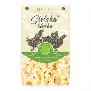 Sielska Kluska z jajami kury zielononóżki fala BIO 250g Bartolini 2 jajeczny