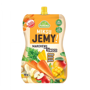 Mus marchew MANGO banan jabłko 180 g Purena