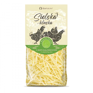 Sielska Kluska z jajami kury zielononóżki krajanka BIO 250g Bartolini 2 jajeczny