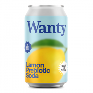 Woda o smaku cytrynowym z prebiotykiem Wanty 0,33l Napój Forever Young FYK