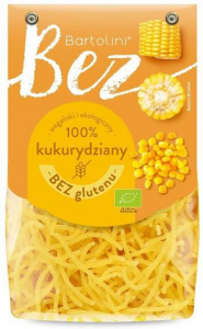Makaron kukurydziany krajanka (filini) BEZGL. BIO 250g Bartolini