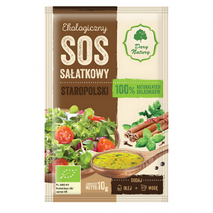 Ekologiczny sos sałatkowy staropolski 10 g Dary Natury