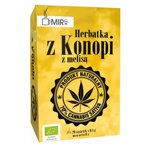 Herbatka z liści konopi z melisą 16g Mir-lek